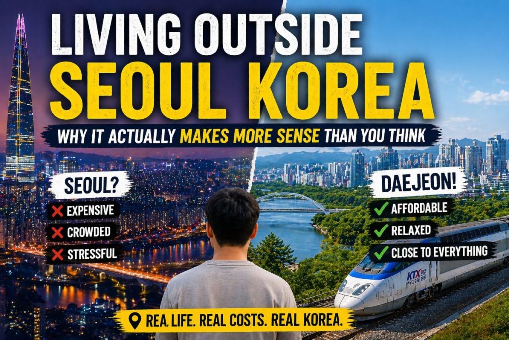 living outside seoul korea daejeon vs seoul lifestyle comparison